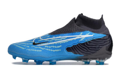 Unisex Nike Phantom GX DF Elite FG Football Boots - Blue/White/Black