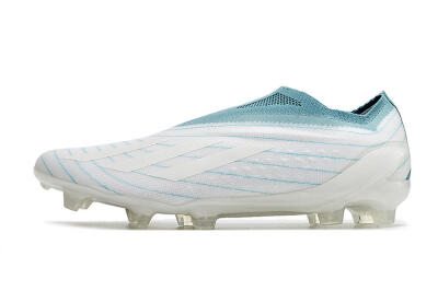 Men's Adidas X Speedportal+ FG Football Boots - White/Blue