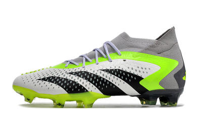 Men's Adidas Predator Accuracy.1 FG Football Boots - White/Black/Green/Grey
