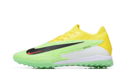 Men's Nike Phantom GX Elite TF Football Shoes - Green/Black/White/Yellow