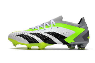 Men's Adidas Predator Accuracy.1 FG Football Boots - White/Black/Green/Grey
