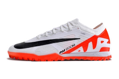 Men's Nike Air Zoom Mercurial Vapor 15 Elite IC Football Shoes - White/Black/Red