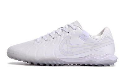 Men's Nike Tiempo Legend 10 TF Football Shoes - White/Blue