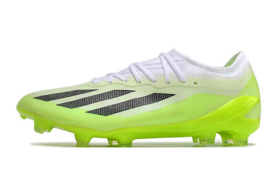 Men's Adidas X Crazyfast.1 Messi FG Football Boots - Green/Black/White