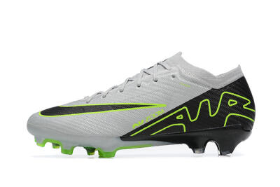 Men's Nike Air Zoom Mercurial Vapor 15 Elite FG Football Boots - White/Black/Green