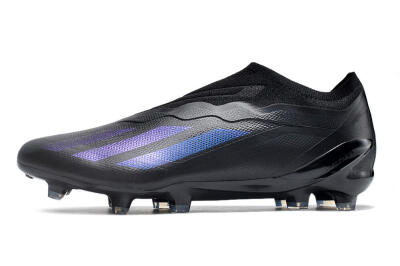 Men's Adidas X Crazyfast.1 FG Football Boots - Black/Blue