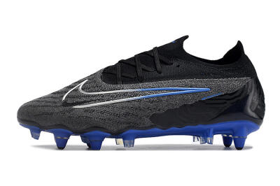 Men's Nike Phantom GX Elite Link Pro SG Football Boots - Black/Grey/Blue