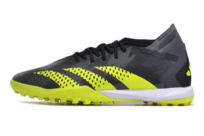 Men's Adidas Predator Accuracy.3 TF Football Shoes - Black/Green/White