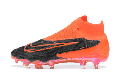 Men's Nike Phantom GX Elite FG Football Boots - Orange/Black/Grey
