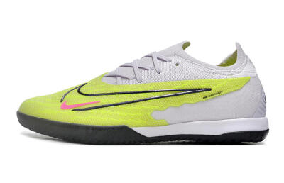 Men's Nike Phantom GX Elite IC Football Shoes - Yellow/Grey/Red/Black