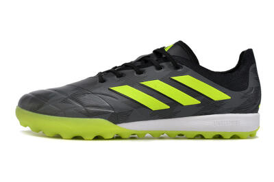 Men's Adidas Copa Pure.3 TF Football Shoes - Black/Yellow/White