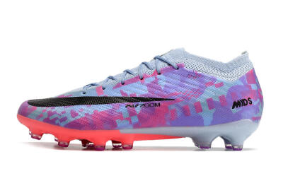 Unisex Nike Air Zoom Mercurial Vapor 15 Elite AG Football Boots - Blue/Purple/Pink