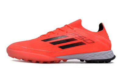 Men's Adidas F50 Adizero TF Football Shoes - Red/Black