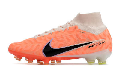Men's Nike Air Zoom Mercurial Superfly 9 Elite AG Football Boots - Orange/Pink/Purple/Black