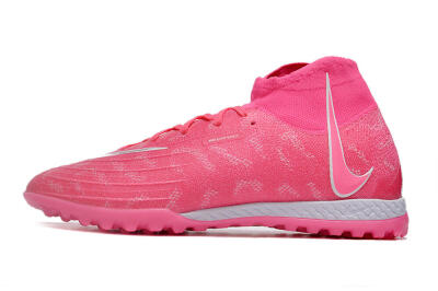 Unisex Nike Phantom Luna Elite NU TF Football Shoes - Pink/White/Yellow