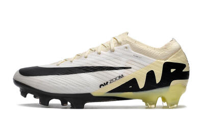 Men's Nike Air Zoom Mercurial Vapor 15 Elite FG Football Boots - White/Beige/Black