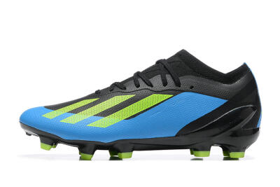 Men's Adidas X Speedportal .1 FG Football Boots - Blue/Black/Yellow