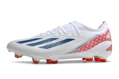 Men's Adidas X Speedportal.1 FG Football Boots - White/Black/Red
