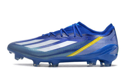Men's Adidas X Crazyfast.1 FG Football Boots - Blue/White/Yellow