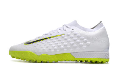 Men's Nike Phantom Ultra Venom TF Football Shoes - White/Yellow/Black
