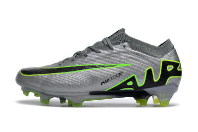 Men's Nike Air Zoom Mercurial Vapor 15 Elite FG Football Boots - Silver/Black/Yellow