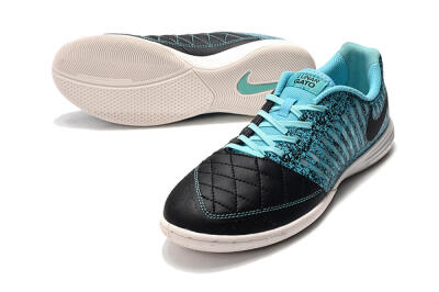 Men's Nike Lunar Gato 2 IC Football Shoes - Black/Jade/White