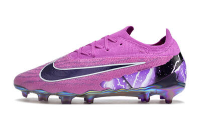 Men's Nike Phantom GX Elite FG Football Boots - Purple/Black/White/Gold