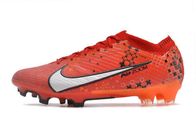 Men's Nike AIR Zoom Mercurial Vapor 15 Elite FG Football Boots - Orange/White/Black