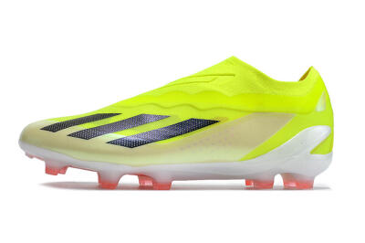 Men's Adidas X Crazyfast+ FG Football Boots - Yellow/Black/Pink