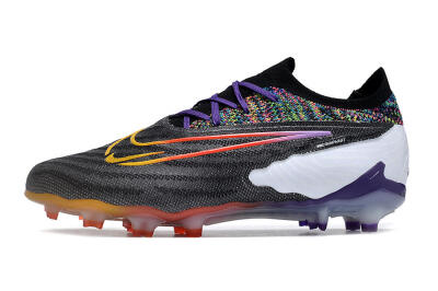 Unisex Nike Phantom GX Elite FG Football Boots - Black/Purple/Rainbow