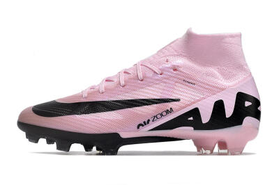 Unisex Nike Air Zoom Mercurial Superfly 9 Elite FG Football Boots - Pink/Black