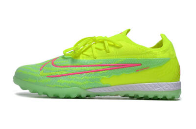 Men's Nike Phantom GX Elite TF Football Shoes - Yellow/Green/Pink