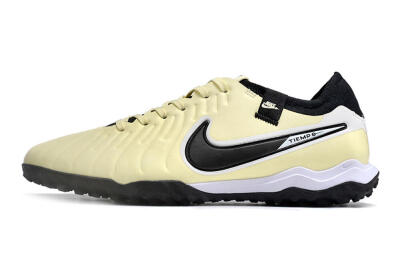 Men's Nike Tiempo Legend X Pro TF Football Shoes - Beige/Black/White
