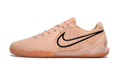 Men's Nike Tiempo Legend 10 Pro IC Football Shoes - Pink/Black