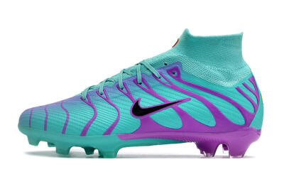 Men's Nike Air Zoom Mercurial Superfly 9 Elite FG Football Boots - Jade/Purple/Black