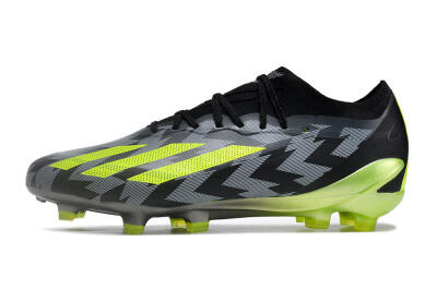 Men's Adidas X Crazyfast.1 FG Football Boots - Black/White/Yellow