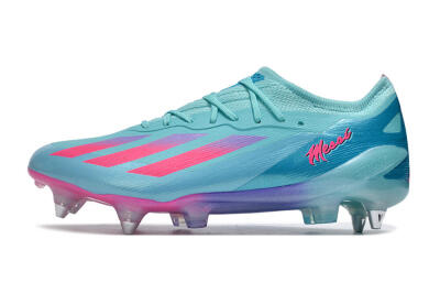 Men's Adidas X Crazyfast.1 SG Football Boots - Jade/Pink/Purple