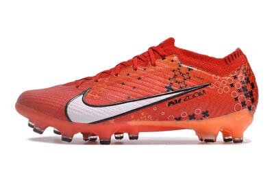 Men's Nike Air Zoom Mercurial Vapor 15 Elite AG Football Boots - Red/White/Black