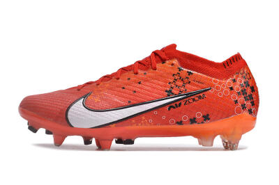 Men's Nike Air Zoom Mercurial Vapor 15 Elite SG Football Boots - Red/White/Black