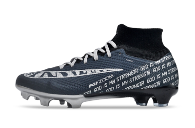 Unisex Nike Air Zoom Mercurial Superfly 9 Elite FG Football Boots - Blue/Black/Silver