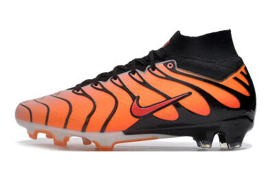 Unisex Nike Air Zoom Mercurial Superfly 9 Elite FG Football Boots - Orange/Black/Red