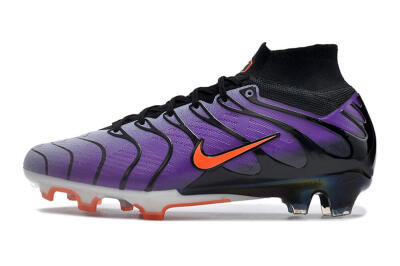 Men's Nike Air Zoom Mercurial Superfly 9 Elite FG Football Boots - Purple/Black/Orange/Gold