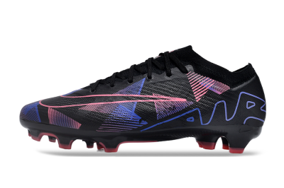 Unisex Nike Air Zoom Mercurial Vapor 15 Elite FG Football Boots - Black/Purple/Pink
