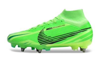 Men's Nike Air Zoom Mercurial Superfly 9 Elite SG Football Boots - Green/Black/Yellow