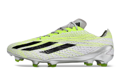 Men's Adidas X Crazyfast+ Strung FG Football Boots - Yellow/White/Black