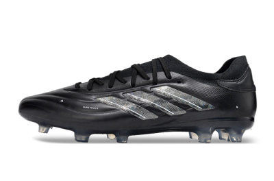 Men's Adidas Copa Pure 2+ FG Football Boots - Black/Silver/White