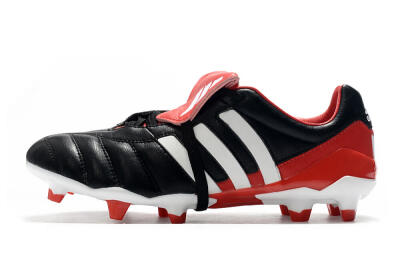 Men's Adidas Predator Mania FG Football Boots - Black/White/Red