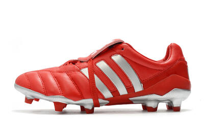 Men's Adidas Predator Mania FG Football Boots - Red/Silver