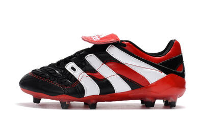 Men's Adidas Predator Accelerator Electricity FG Football Boots - Black/Red/White