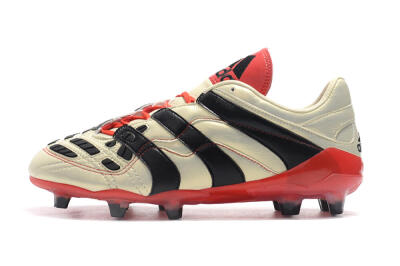 Men's Adidas Predator Accelerator Electricity FG Football Boots - White/Black/Red